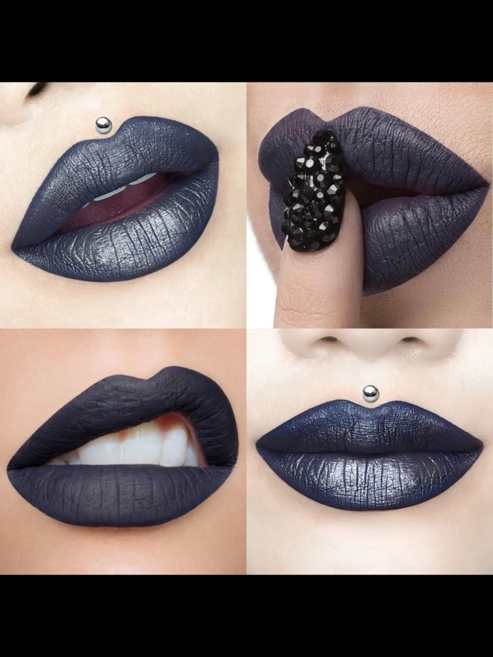 Jeffree Star | ‘Abused’ Velour Liquid Lipstick | NiB matte navy blue, rare